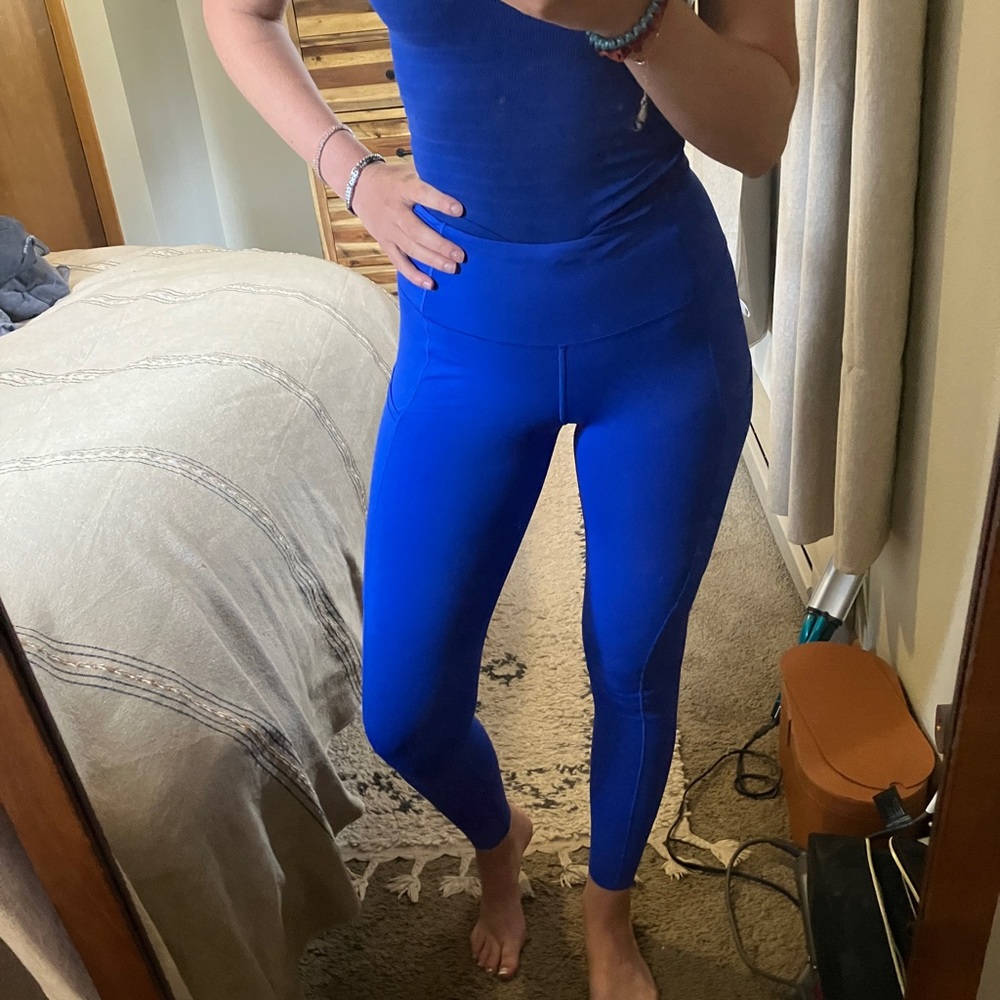 Blue- lululemon leggings- worn once
